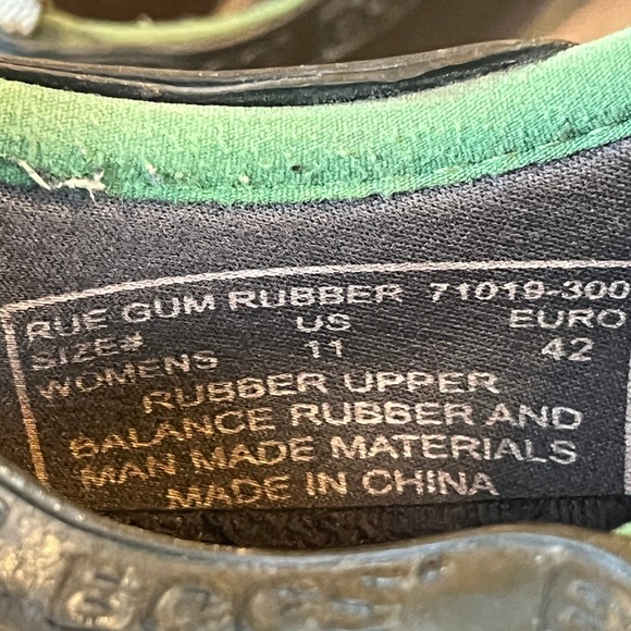 Bogs Rue Garden Green Gum Ankle Rain Boots Womens 11 EU 42 - Picture 9 of 9